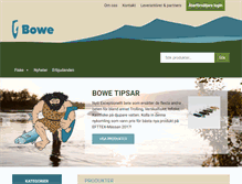 Tablet Screenshot of bowe.se